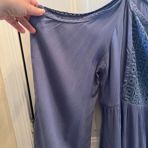 Rue 21 Blue cold Shoulder shirt. Size 3x - Picture 2 of 6